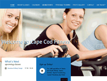 Tablet Screenshot of capecodfitnesscenter.com